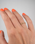 Champagne Diamond Ratio Band