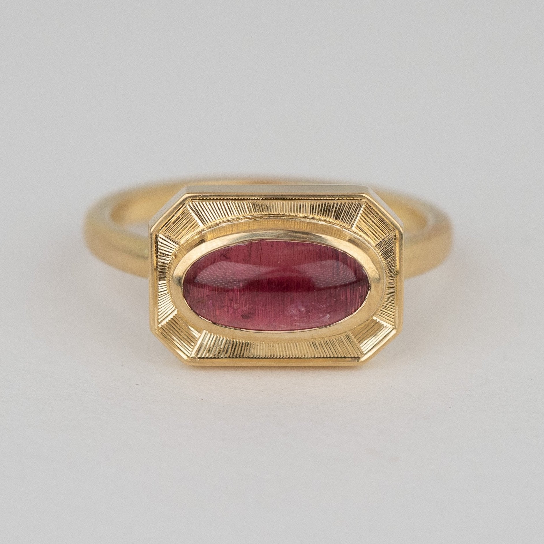 Pink Tourmaline Radiance Ring