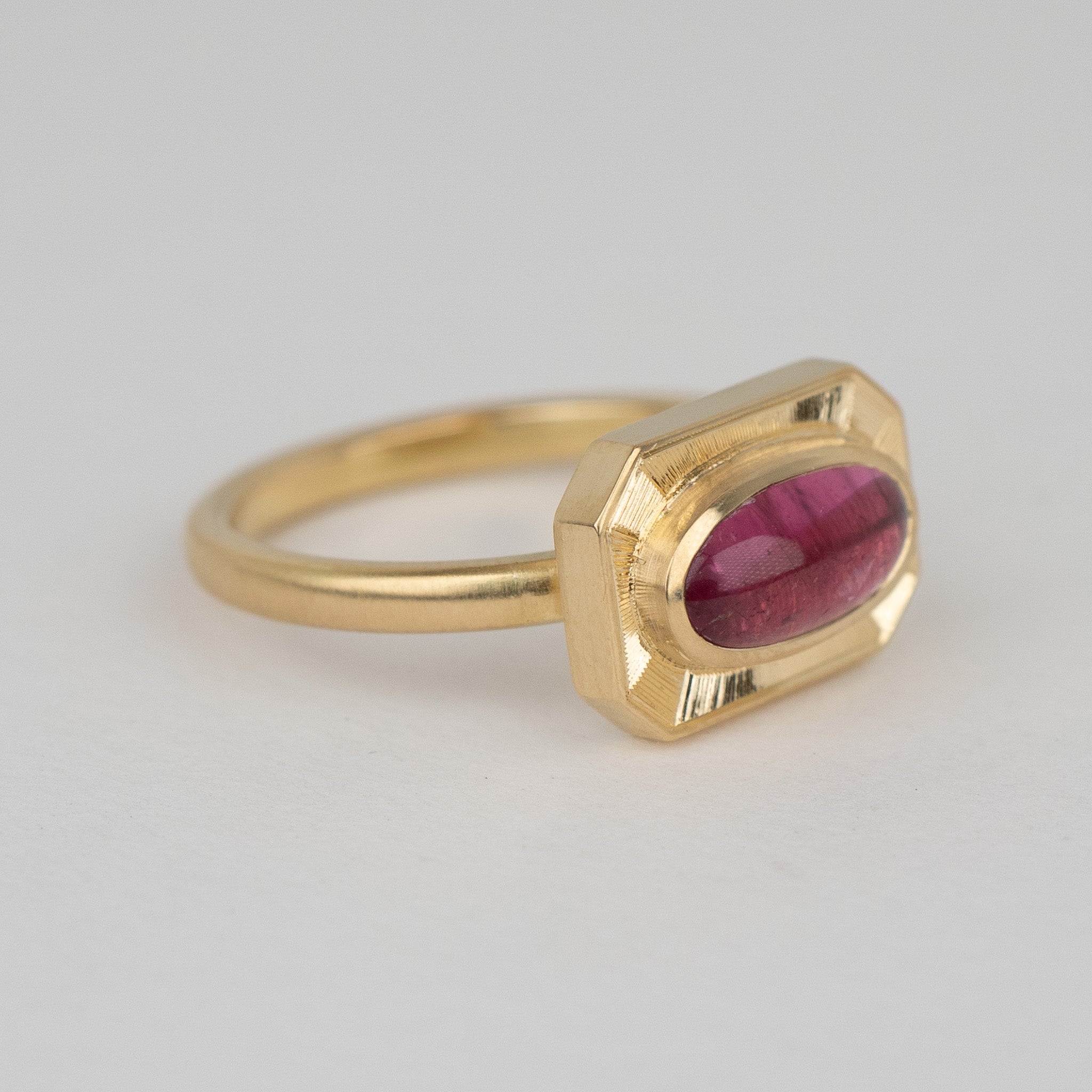 Pink Tourmaline Radiance Ring